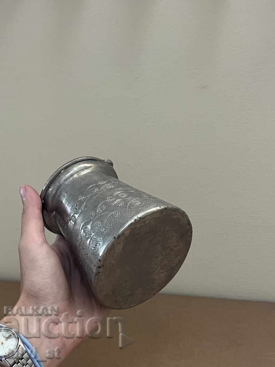 Ibric de cupru / cositorit și gravat - 6