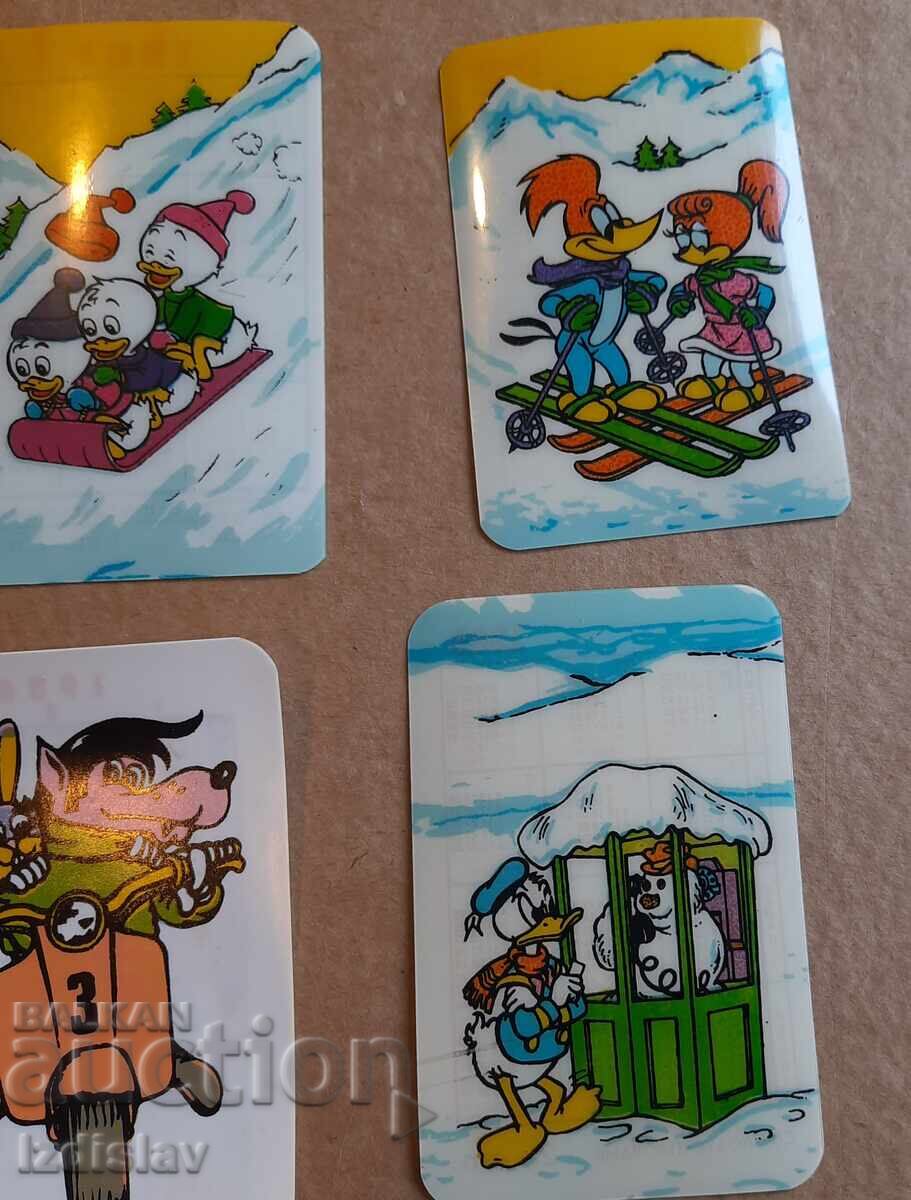 Auction  5 pieces of collectible cartoon character calendars