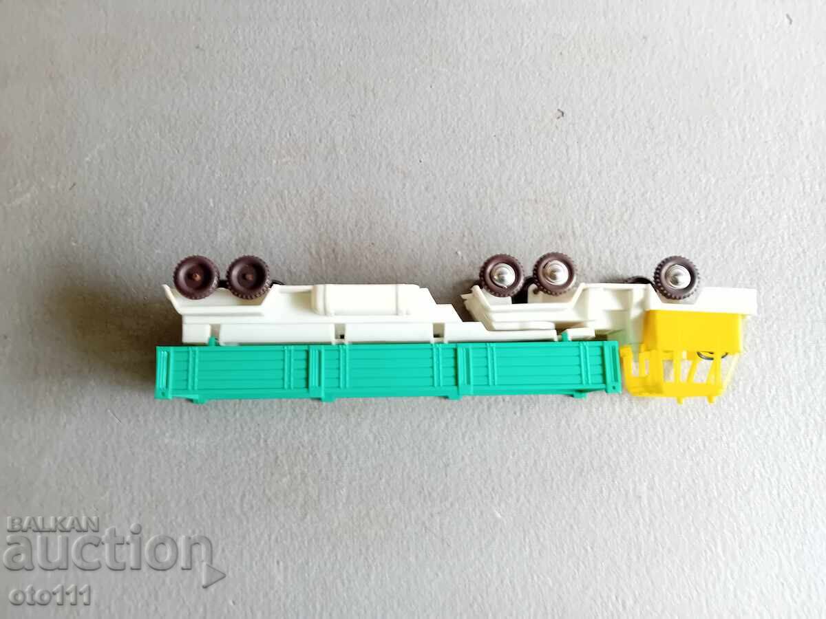 CAMION VECHI SOVIETIC, JUCĂRIE CU REMORCĂ - 5