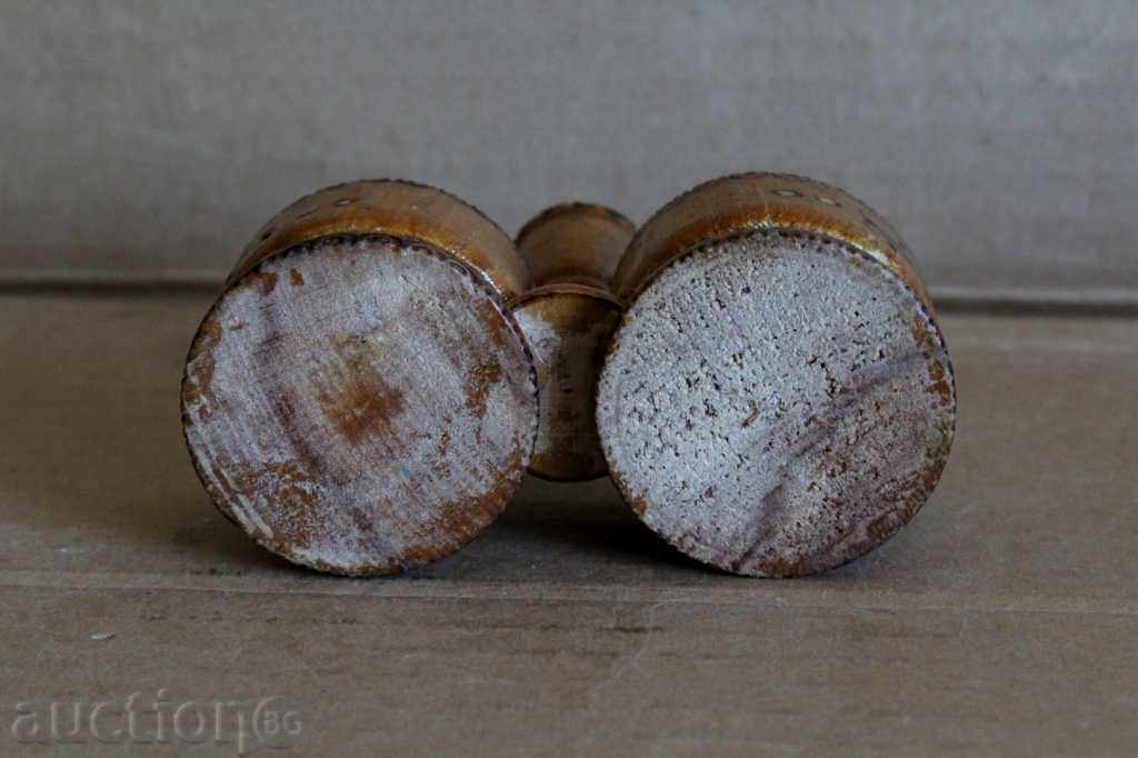 , ΠΑΛΙΟ ΞΥΛΙΝΟ ΠΥΡΟΓΡΑΦΗΜΕΝΟ ΑΛΑΤΙ ΜΠΑΧΑΡΙΚΑ ΑΛΑΤΙ - 5