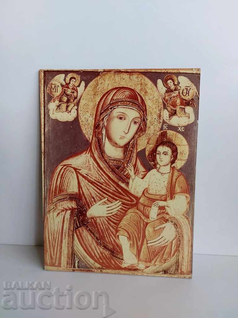 , ICONĂ REPRODUCERE SCENĂ RELIGIOASĂ FECIOARA MARIA IISUS HRISTOS - 5 , ICONĂ REPRODUCERE SCENĂ RELIGIOASĂ FECIOARA MARIA IISUS HRISTOS - 5