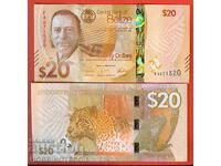 BELIZE BELIZE 20 $ emisiune - ediția 2025 NOUĂ UNC JAGUAR