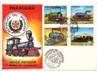 1983. Paraguay. Locomotives - Envelope "First Day"