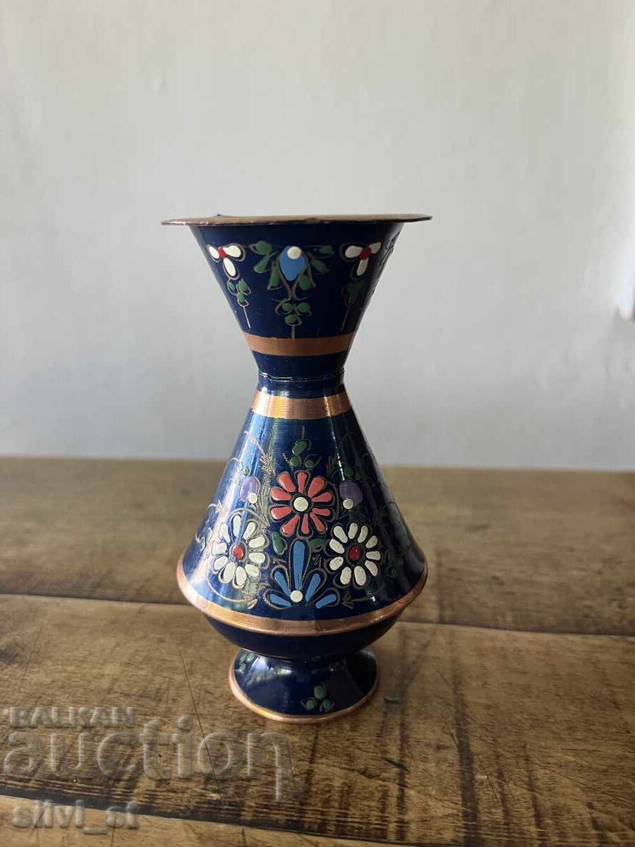 Винтидж турска медна ваза Gulistan Винтидж турска медна ваза Gulistan