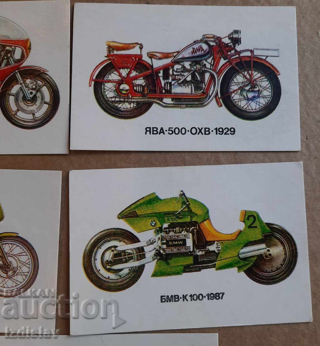 Delivery of 5 collectible motorcycle calendars Delivery of 5 collectible motorcycle calendars