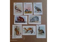 8 collectible animal calendar cards