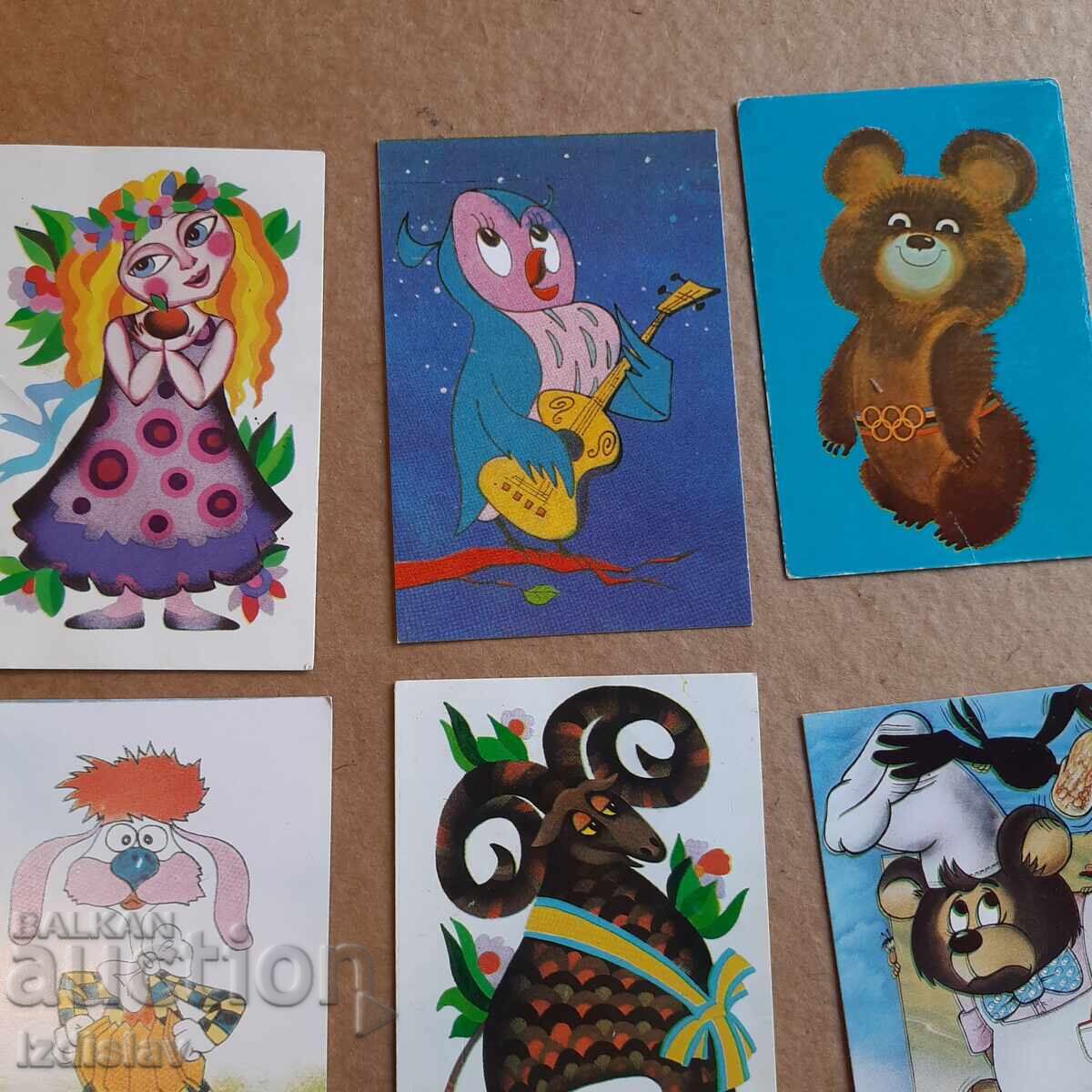 10 pieces of collectible fairy tale character calendars with price 20.00 BGN | € 10.23