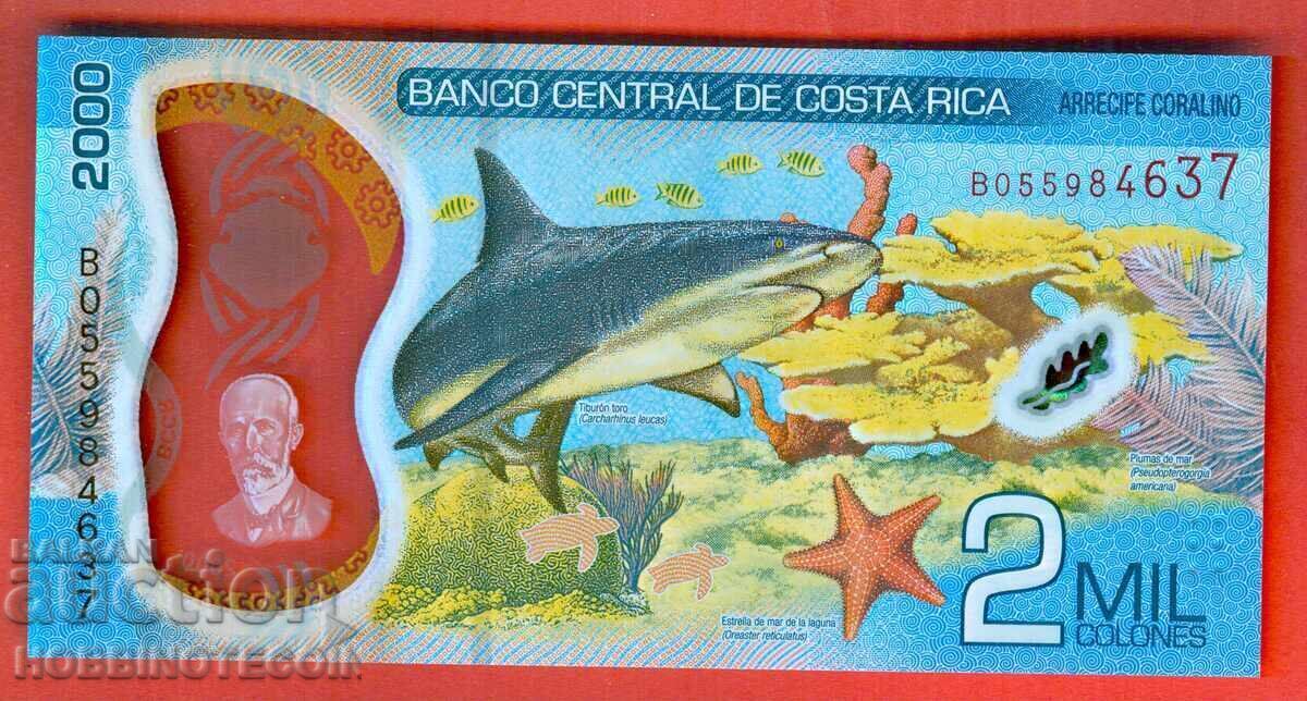 COSTA RICA COSTA RICA Emisiune 2000 2022 NOU UNC POLIMER