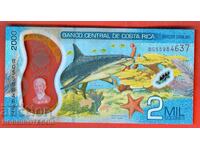 COSTA RICA COSTA RICA 2000 emission issue 2022 NEW UNC POLYMER