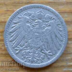 5 Pfennig 1911 - Germania (A) cu preț 1.80 BGN | € 0.92