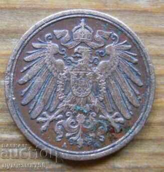 1 пфениг 1911 г. - Германия ( A ) с цена € 0.77 | 1.51 лв.