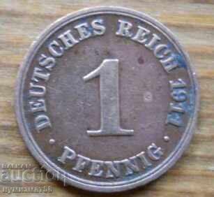 1 Pfennig 1911 - Germania ( A )