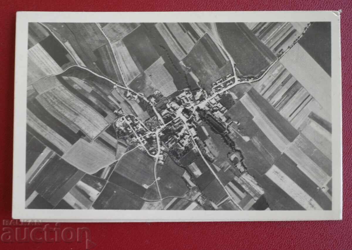 Auction Lidice - aerial photograph 1946 Auction Lidice - aerial photograph 1946