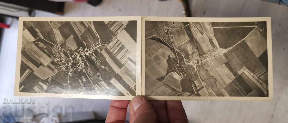 Lidice - aerial photograph 1946 Lidice - aerial photograph 1946