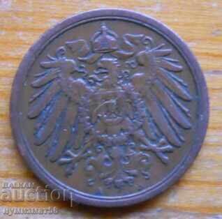 2 Pfennig 1912 - Germany ( A ) with price 2.00 BGN | € 1.02