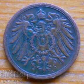 2 Pfennig 1912 - Γερμανία ( A ) με τιμή 2.00 BGN | € 1.02
