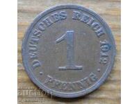 1 Pfennig 1912 - Γερμανία ( A )