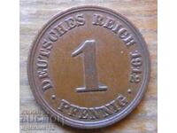 1 Pfennig 1912 - Γερμανία ( A )