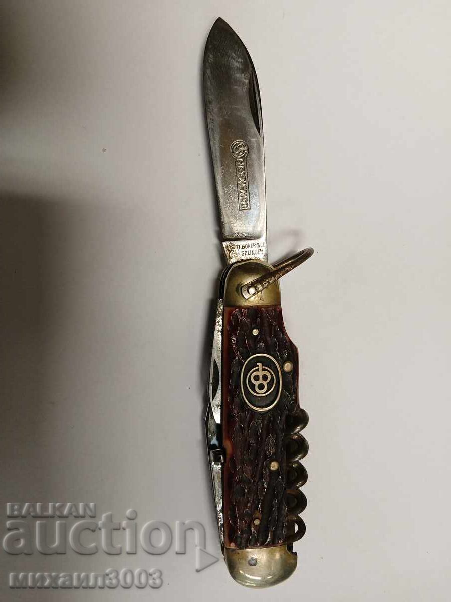 Auction  Vintage Pocket German Knife H. Boker@Co SOLINGEN