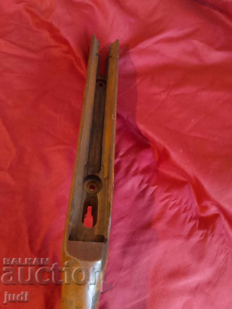 Auction  Wooden rifle stock