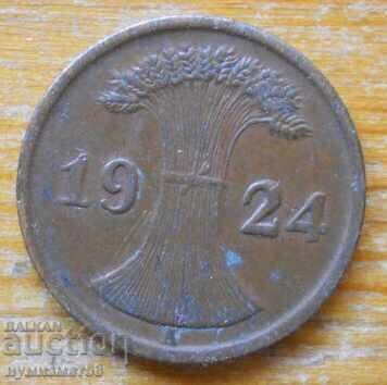 2 pfennig 1924 - Γερμανία ( A ) rentenpfennig με τιμή € 1.20 | 2.35 BGN 2 pfennig 1924 - Γερμανία ( A ) rentenpfennig με τιμή € 1.20 | 2.35 BGN