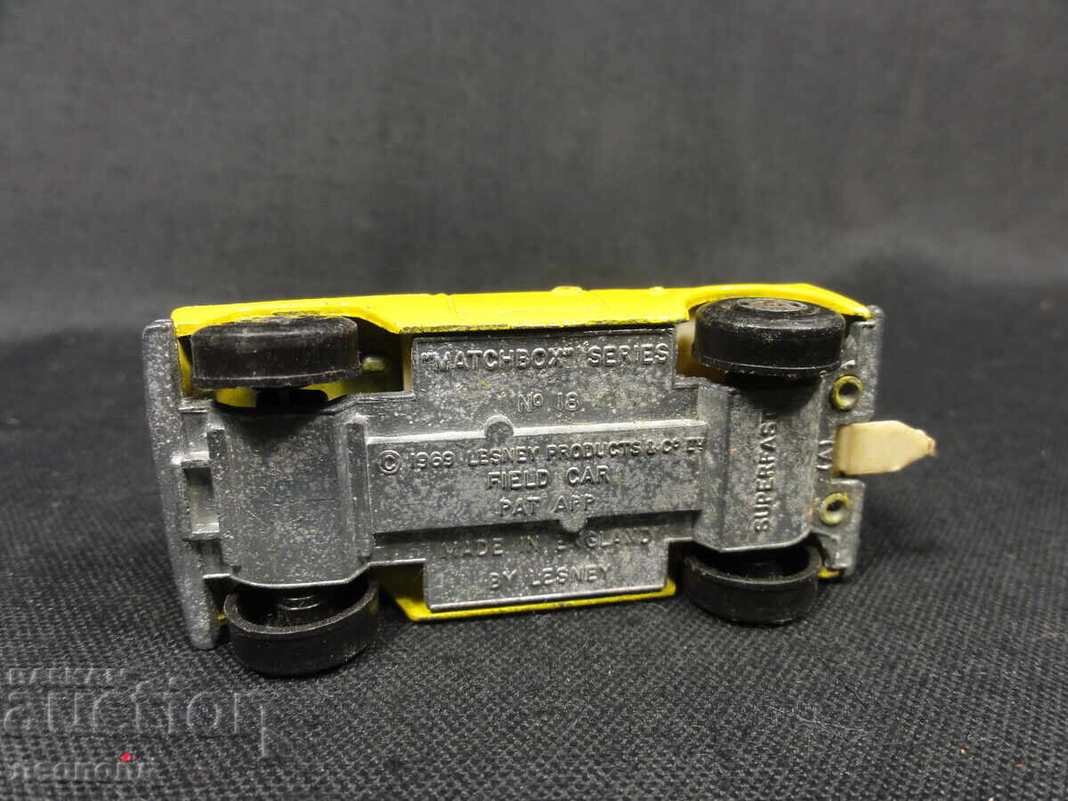 OLD RETRO METAL CAR MATCHBOX ENGLAND FIELD CAR - 6 OLD RETRO METAL CAR MATCHBOX ENGLAND FIELD CAR - 6