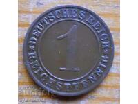 1 pfennig 1929 - Germania ( A ) reichspfennig