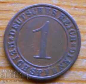 1 pfennig 1931 - Germany ( A ) reichspfennig