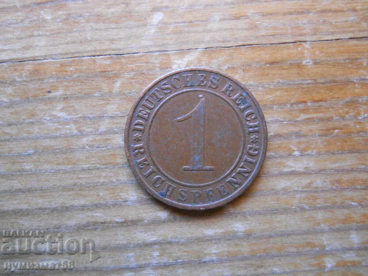 1 pfennig 1935 - Γερμανία ( A ) reichspfennig