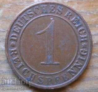 1 pfennig 1935 - Germania ( A ) reichspfennig