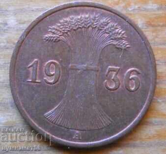 1 пфениг 1936 г. - Германия ( A ) reichspfennig с цена € 0.77 | 1.51 лв. 1 пфениг 1936 г. - Германия ( A ) reichspfennig с цена € 0.77 | 1.51 лв.