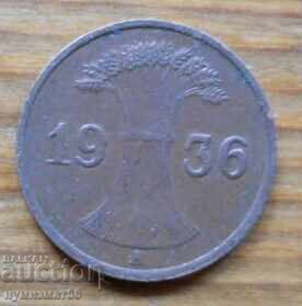 1 pfennig 1936 - Germania ( A ) reichspfennig cu preț 1.50 BGN | € 0.77 1 pfennig 1936 - Germania ( A ) reichspfennig cu preț 1.50 BGN | € 0.77