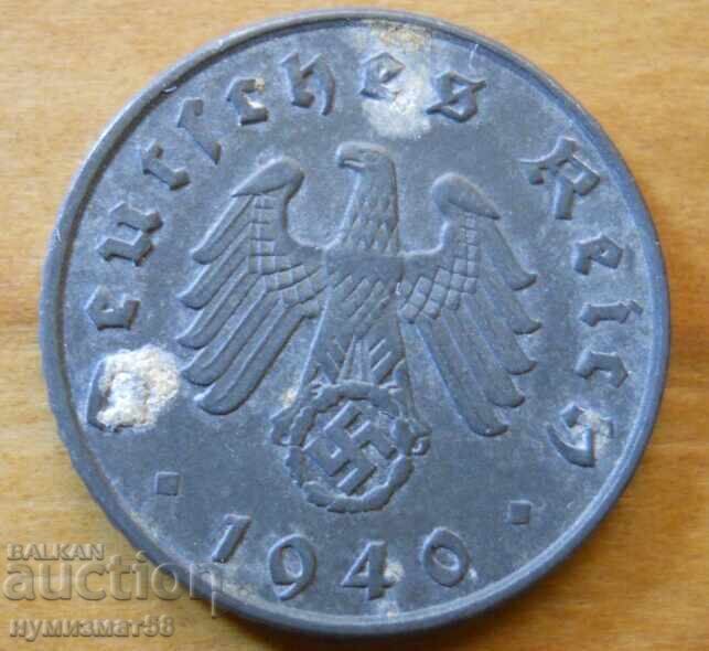 5 πφένιγκ 1940 g. - Γερμανία (Α) με τιμή 4.00 BGN | € 2.05 5 πφένιγκ 1940 g. - Γερμανία (Α) με τιμή 4.00 BGN | € 2.05