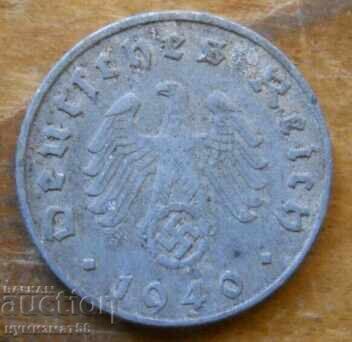 5 Pfennig 1940 - Germany ( B ) with price 3.00 BGN | € 1.53