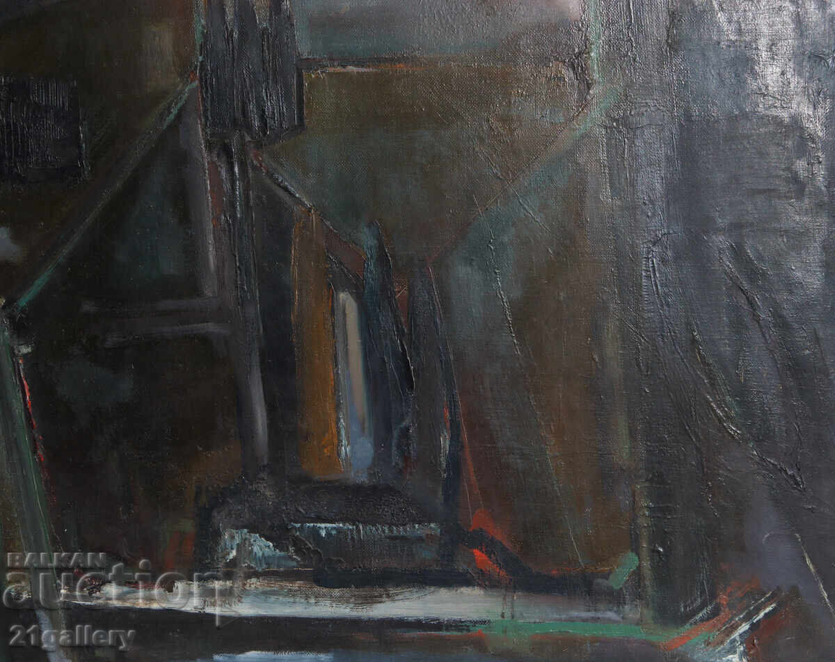 P. Tsanov / Oil paints, cityscape 1983 - 5