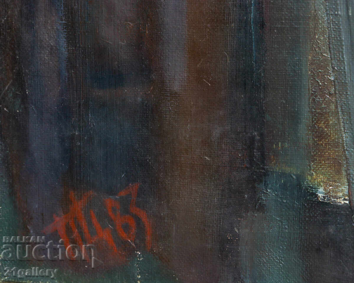 P. Tsanov / Oil paints, cityscape 1983 - 6