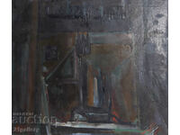 P. Tsanov / Uleiuri, peisaj urban 1983