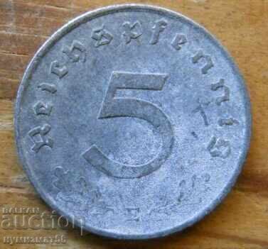 5 Pfennig 1943 - Germany ( E )
