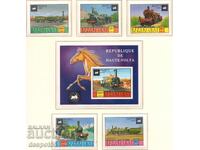 1975. Upper Volta. Locomotives in the French Railway Museum