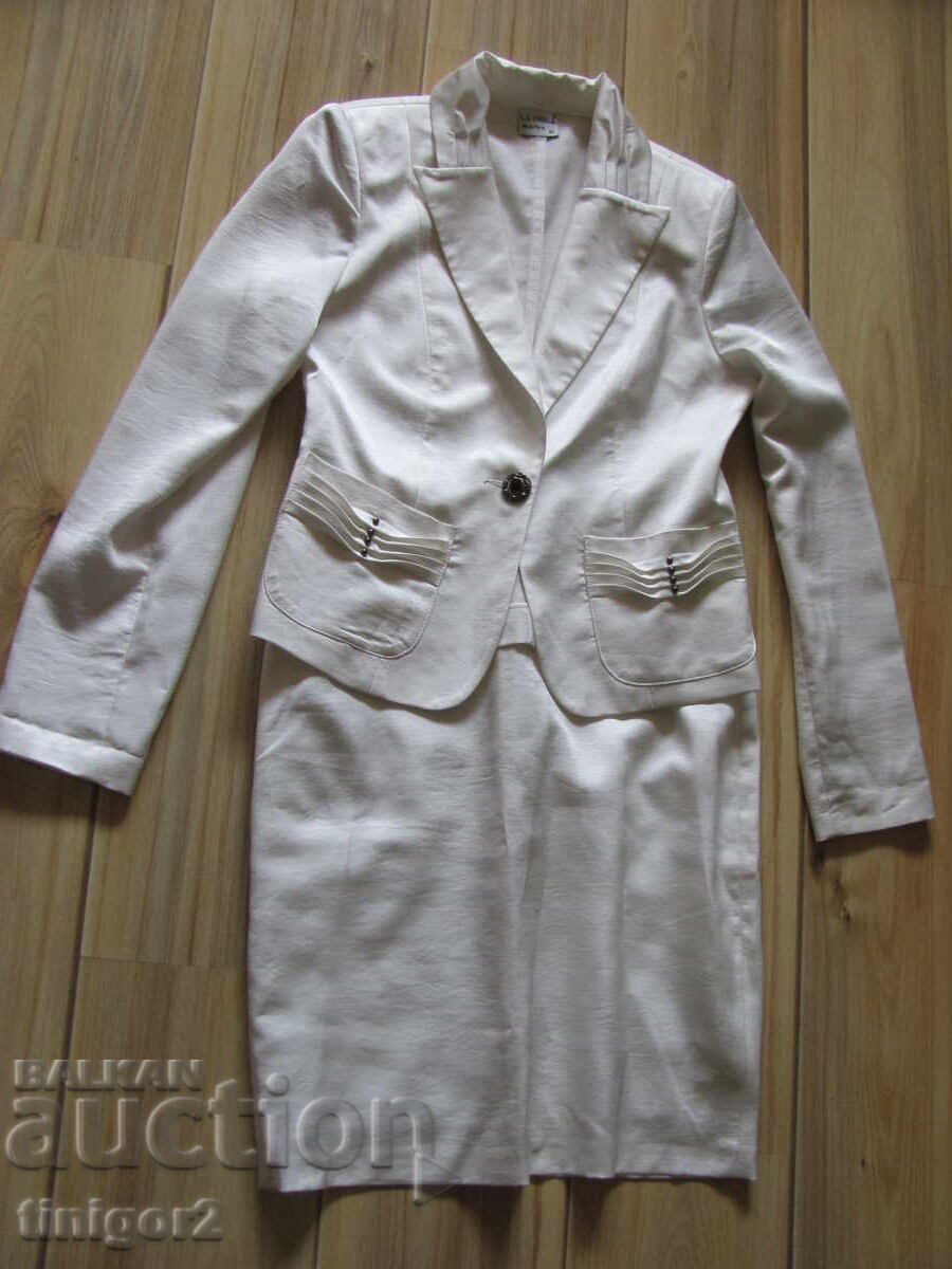 Designer Women's Suit LA FINALE - Moda PARIS, size 40