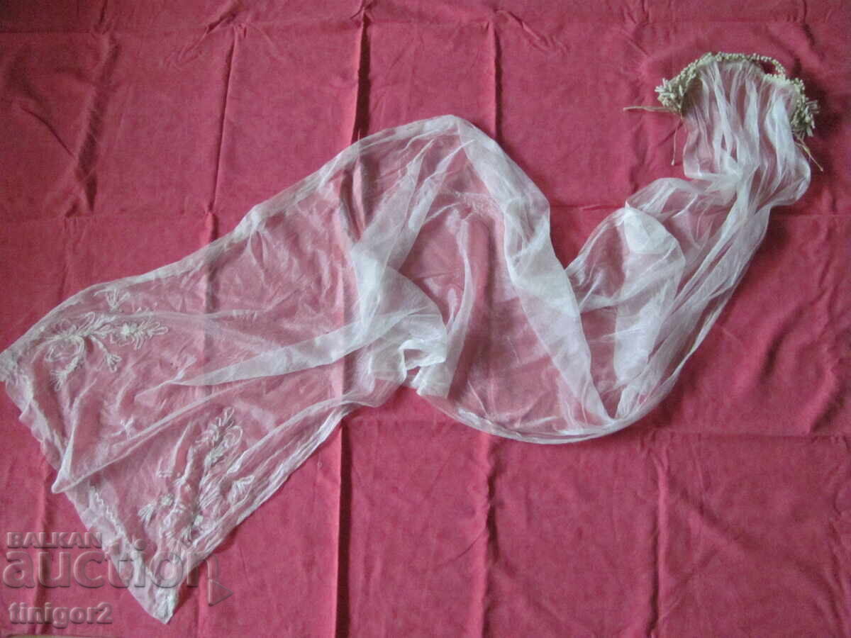 19ος αιώνας βέλο και στέμμα νύφης