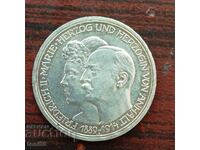 Germany - Anhalt 3 Mark 1914 aUNC - Silver