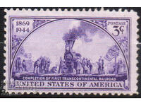 1944. USA. Transcontinental Railroad
