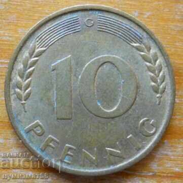 10 Pfennig 1950 - Germany