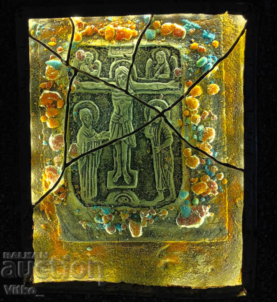 Delivery of Stavri Kalinov, glass illuminated painting - icon