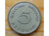 5 пфенигa 1950 г. - Германия ( F )