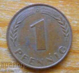1 Pfennig 1950 - Germany ( D ) 1 Pfennig 1950 - Germany ( D )