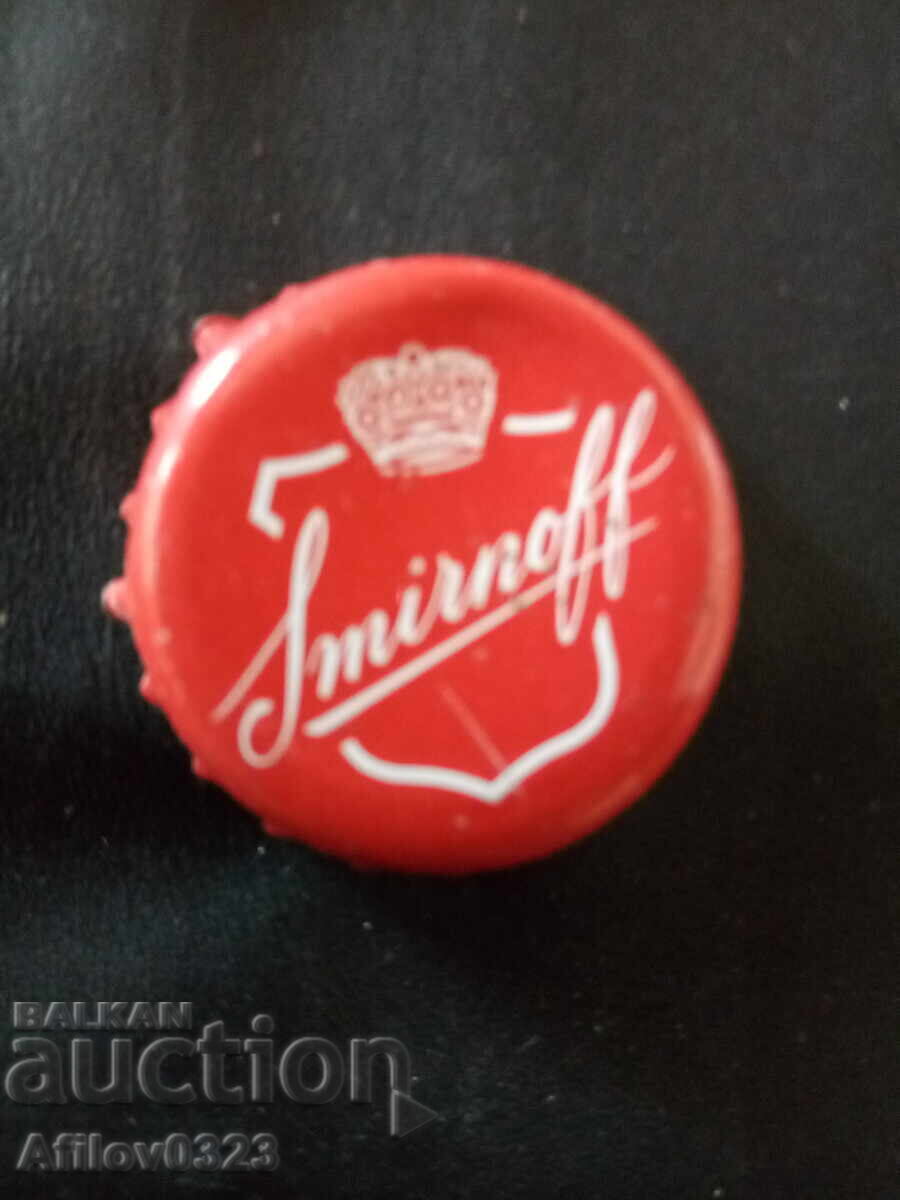 Capac metalic roșu "Smirnoff" Capac metalic roșu "Smirnoff"