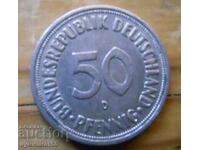 50 pfennig 1966 - Γερμανία