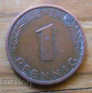 1 pfennig 1977 - Germania 1 pfennig 1977 - Germania